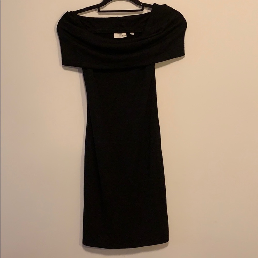 Wilfred free off the shoulder dress sz xs black - Picture 3 of 6